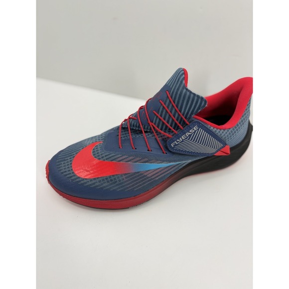 Nike Air Zoom Pegasus Flyease Men's Size 11 Red Blue Running Shoes D07437-900 - Picture 1 of 11